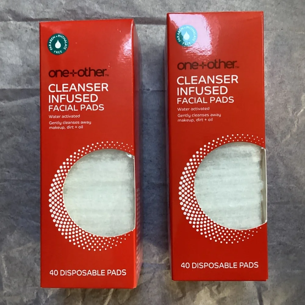 One+Other Cleanser Infused Facial Pads Bundle 40 disposable pads/box